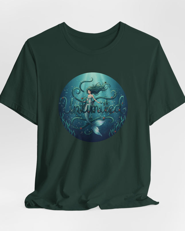 "Unlimited Mermaid" Unisex Jersey Short Sleeve Tee