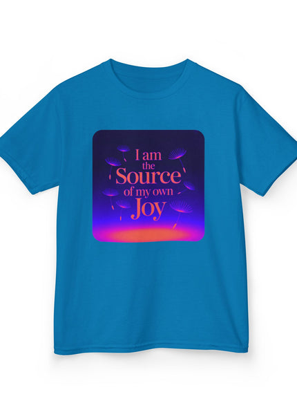 "I Am the Source of my Own Joy" Kids Heavy Cotton Tee