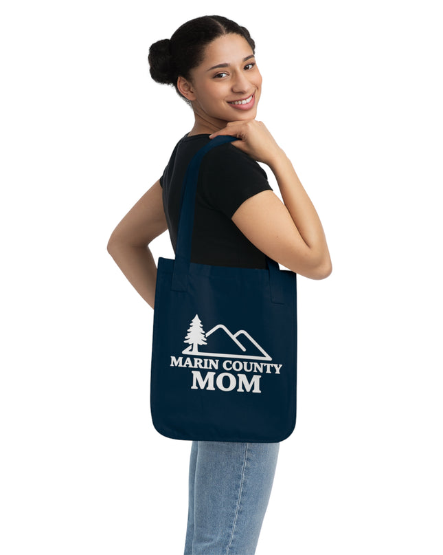 "Marin County Mom" Organic Canvas Tote Bag