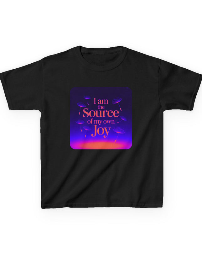 "I Am the Source of my Own Joy" Kids Heavy Cotton Tee