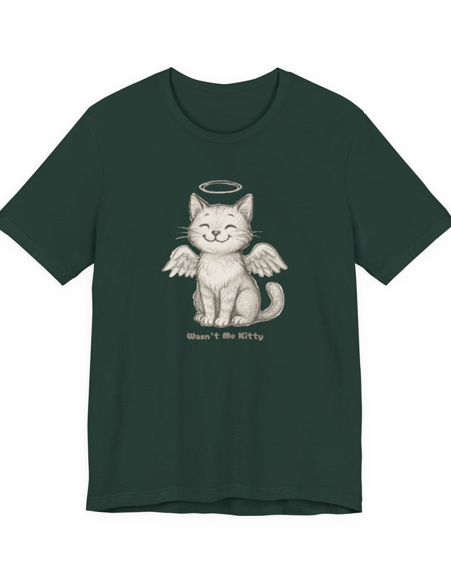 "Wasn't Me Kitty" Unisex Jersey Short Sleeve Tee