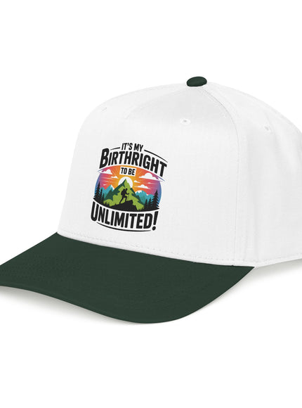 "It's my Birthright to be Unlimited" Mid Profile Baseball Cap