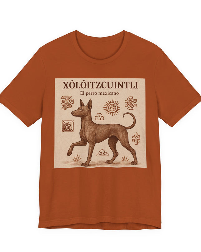 "Xoloitzcuintli - el perro mexicano" Unisex Jersey Short Sleeve Tee