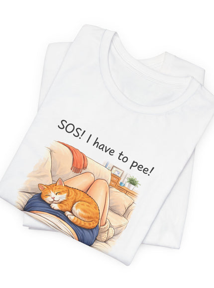 "SOS! I Have to Pee!" Unisex Jersey Short Sleeve Tee