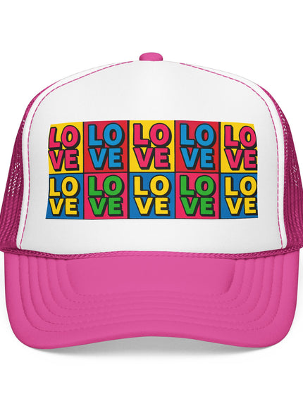 "Andy Warhol LOVE" Foam Trucker Hat