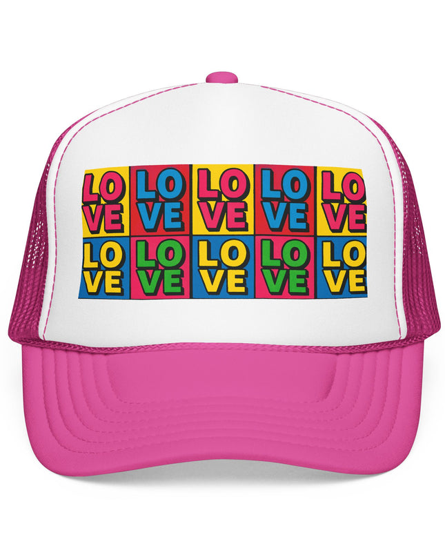"Andy Warhol LOVE" Foam Trucker Hat