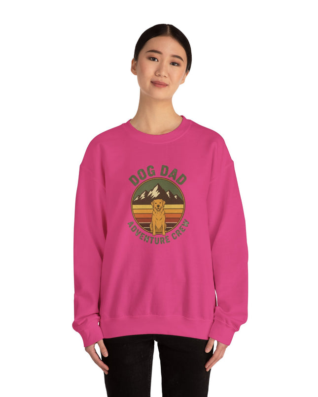 "Dog Dad Adventure Crew" Unisex  Adult Sweatshirt