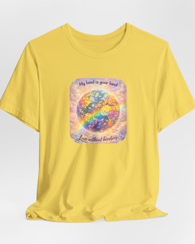 "My Land is Your Land" Unisex Jersey Short Sleeve Tee