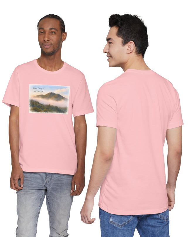 "Mount Tamalpais, Mill Valley, California" Unisex Jersey Short Sleeve Tee
