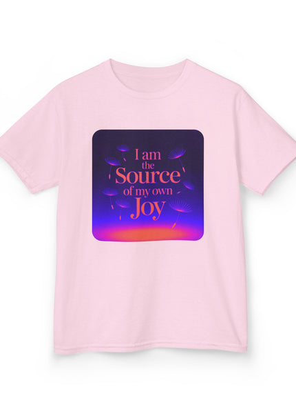 "I Am the Source of my Own Joy" Kids Heavy Cotton Tee