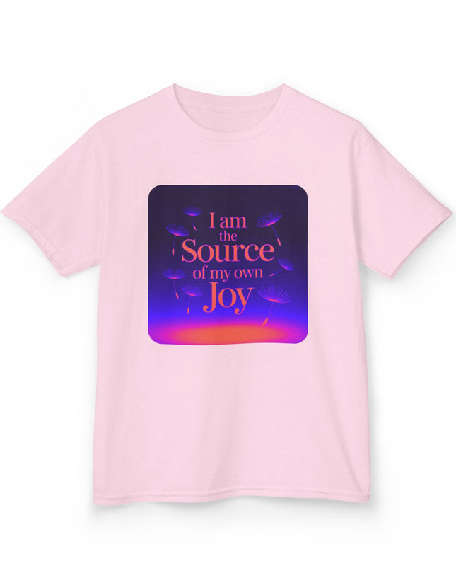 "I Am the Source of my Own Joy" Kids Heavy Cotton Tee