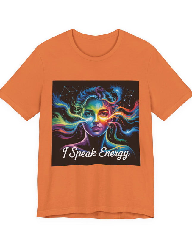 "I Speak Energy, (Energy for Success)" Men's and Women's Jersey Short Sleeve Tee