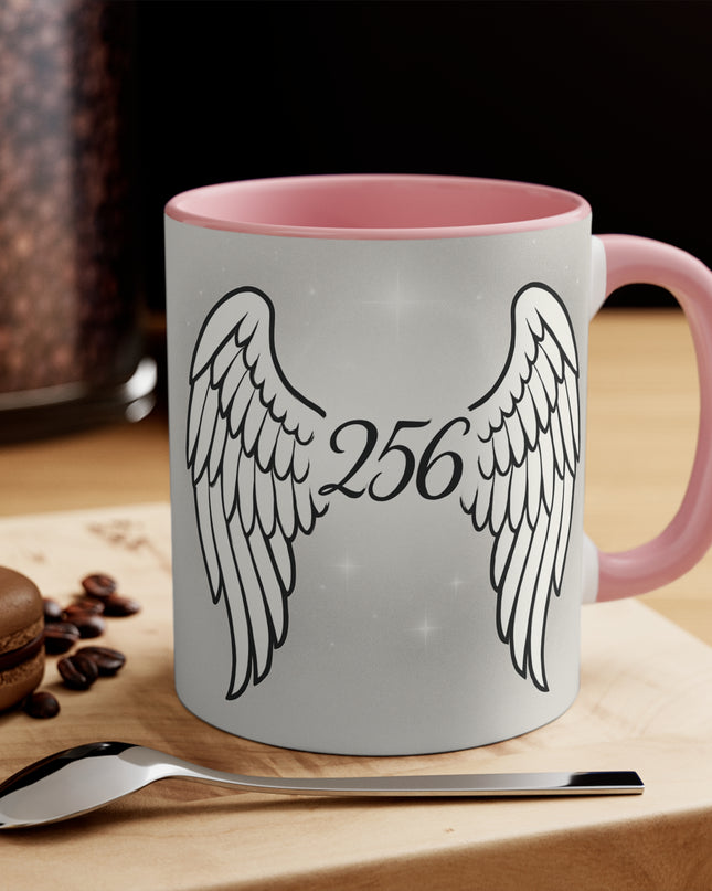 "Celestial Angel Wings 256" Accent Mug
