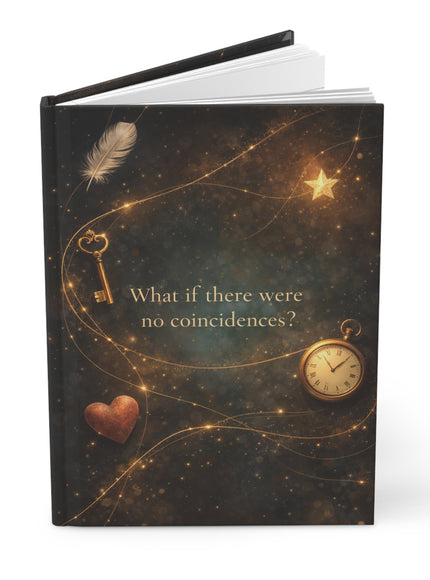 "What If There Were No Coincidences" Hardcover Journal Matte