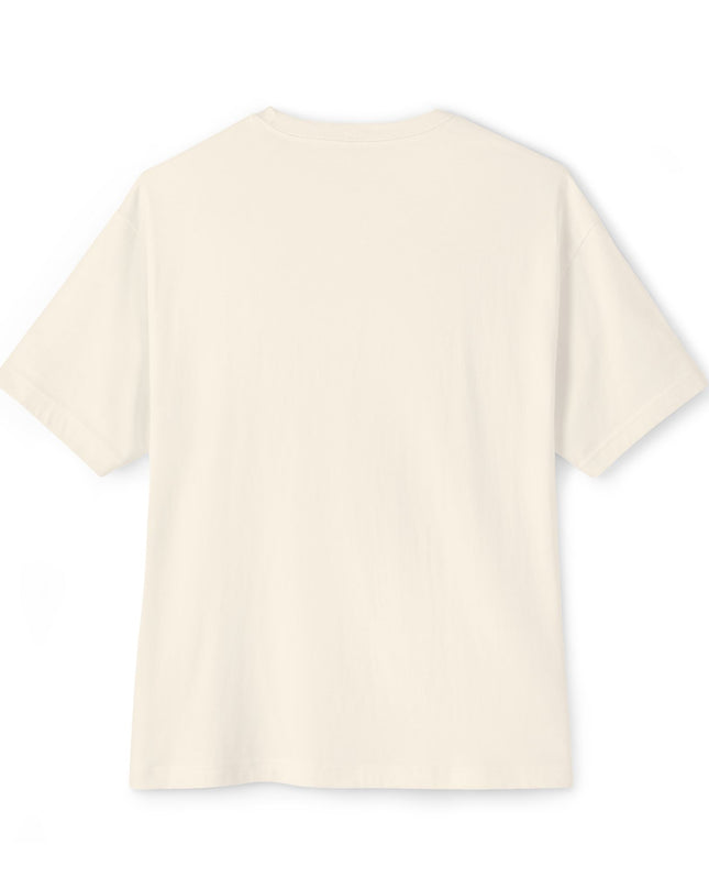 "GLOW Olive Earring Boxy" Oversized M 100% Cotton Tee