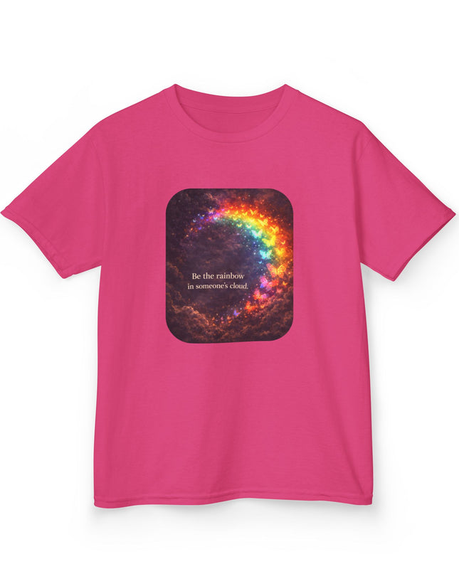 "Be the Rainbow in Someone's Cloud" Kids Heavy Cotton Tee