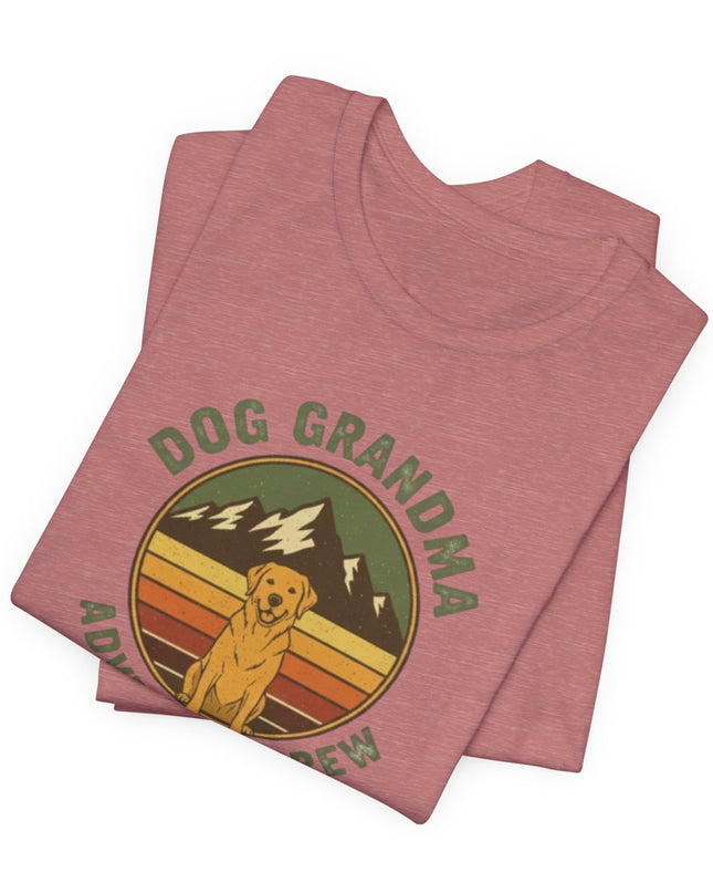 "Dog Grandma Adventure Crew" Unisex Jersey Short Sleeve Tee