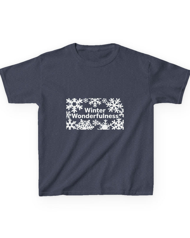 "Winter Wonderfulness" Kids Heavy Cotton Tee