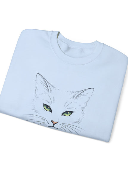 "Cat Face Sketch" Unisex Adult Sweatshirt