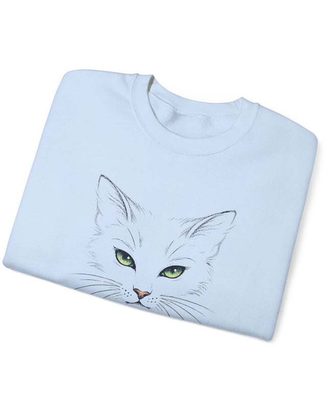 "Cat Face Sketch" Unisex Adult Sweatshirt