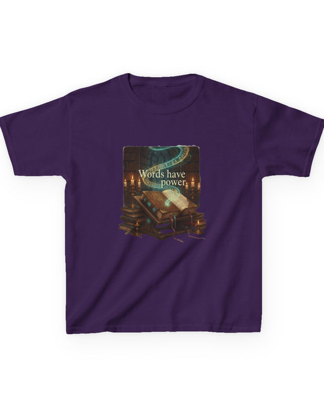 "Words Have Power" Kids Heavy Cotton Tee