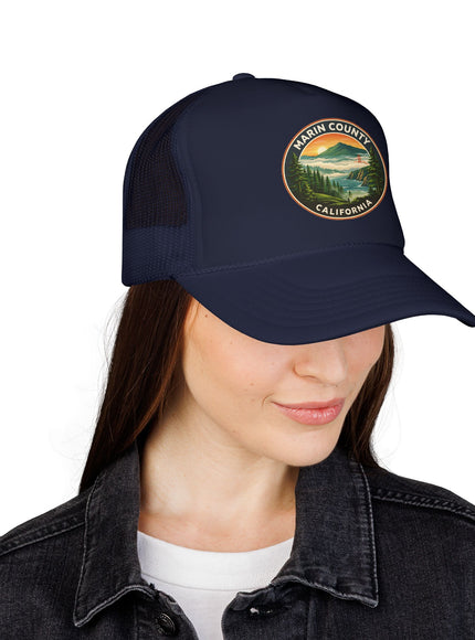 "Marin County, Above the Fog" Foam Trucker Hat