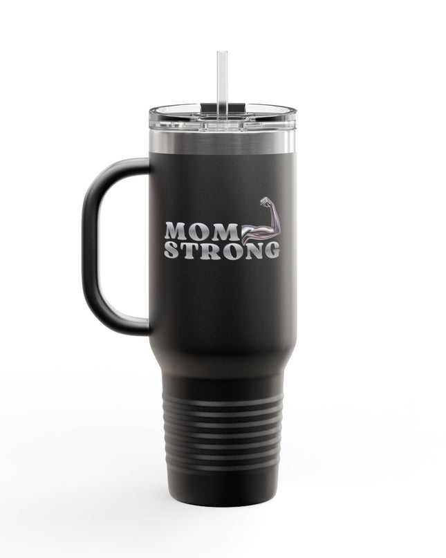 "Mom Strong" Insulated Travel Mug, 40oz
