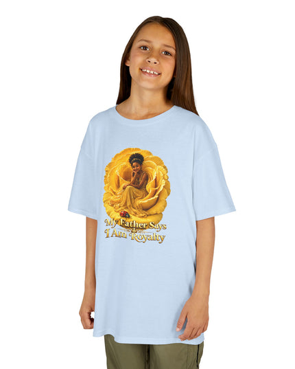 "My Father Says I am Royalty" Kids Heavy Cotton Tee