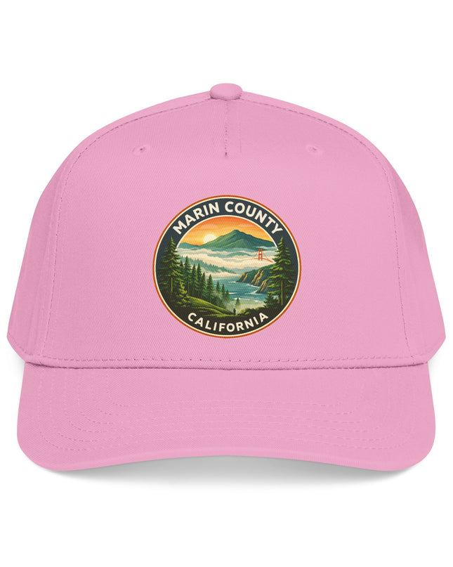 "Marin County, Above the Fog" Mid Profile Baseball Cap