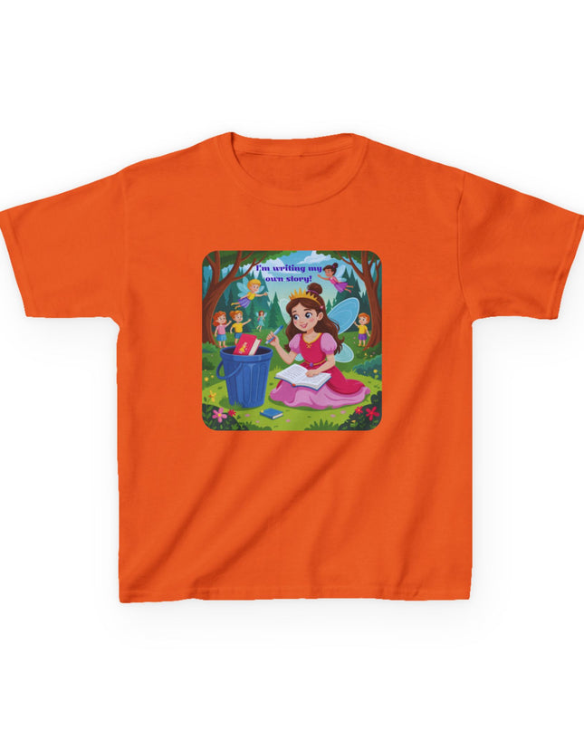 "I'm Writing my Own Story!" Kids Heavy Cotton Tee