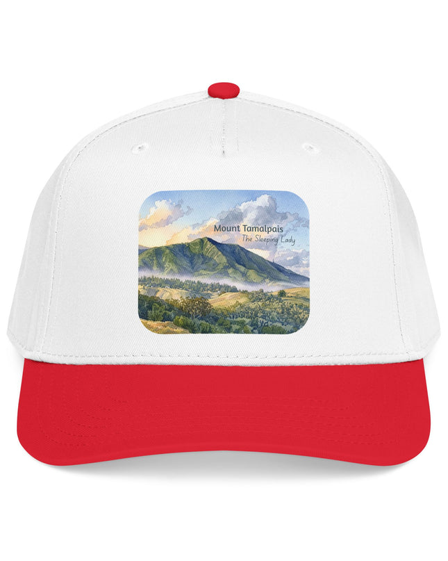 "Mount Tamalpais, the Sleeping Lady" Mid Profile Baseball Cap