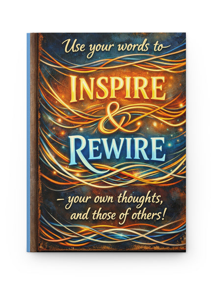 "Inspire and Rewire"Hardcover Journal Matte