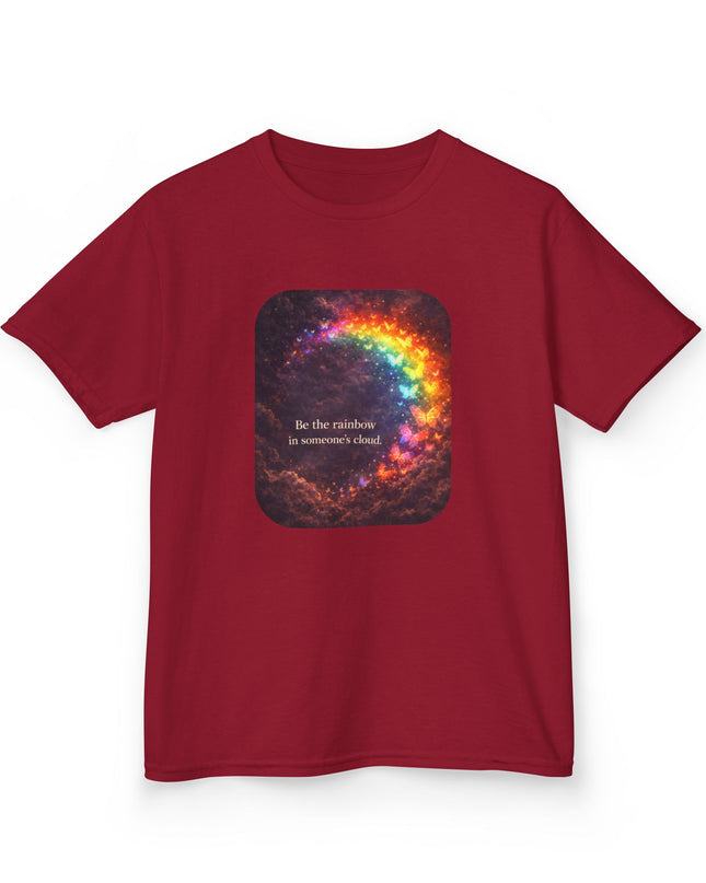 "Be the Rainbow in Someone's Cloud" Kids Heavy Cotton Tee
