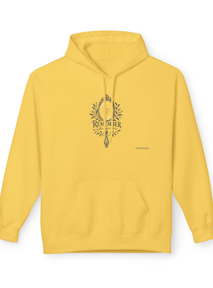 "Remember Who You Are" Unisex Midweight Softstyle Fleece Hoodie