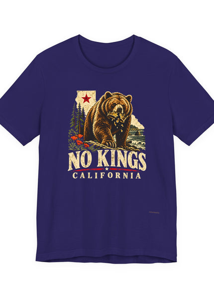 "No Kings California" Unisex Jersey Short Sleeve Tee