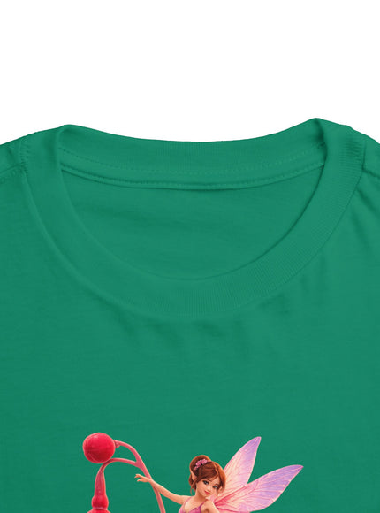 "Fuchsia Fairy" Toddler Short Sleeve Tee