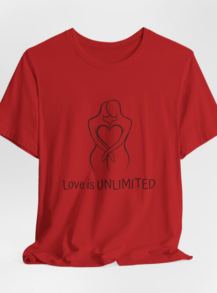 "Love is Unlimited" Unisex Jersey Short Sleeve Tee