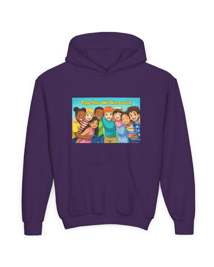 "Together We Are Loved" Youth Hooded Sweatshirt