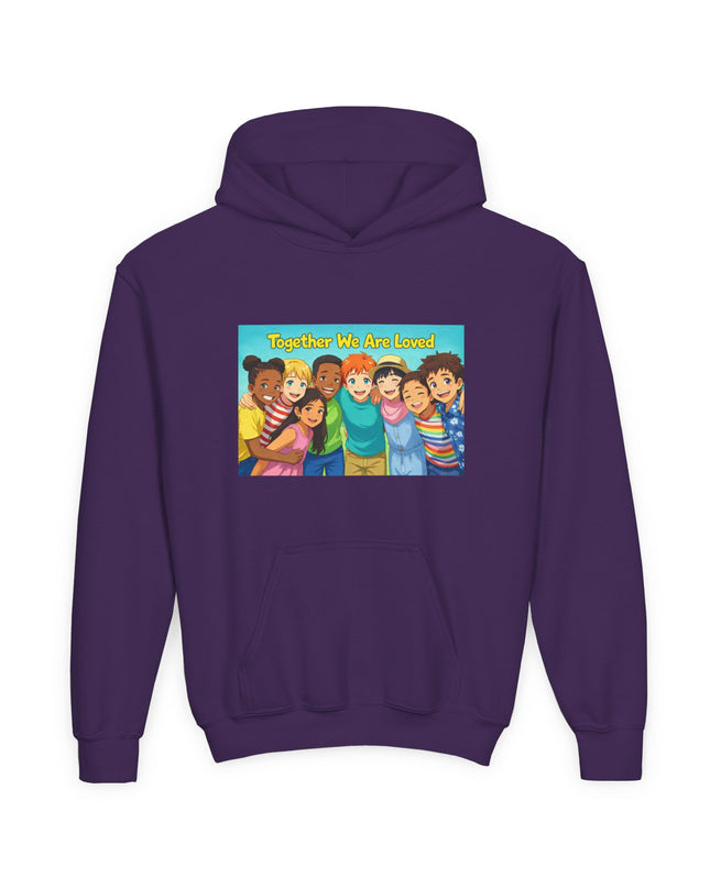 "Together We Are Loved" Youth Hooded Sweatshirt