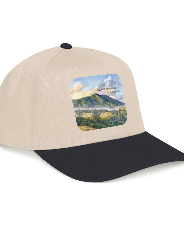 "Mount Tamalpais, the Sleeping Lady" Mid Profile Baseball Cap