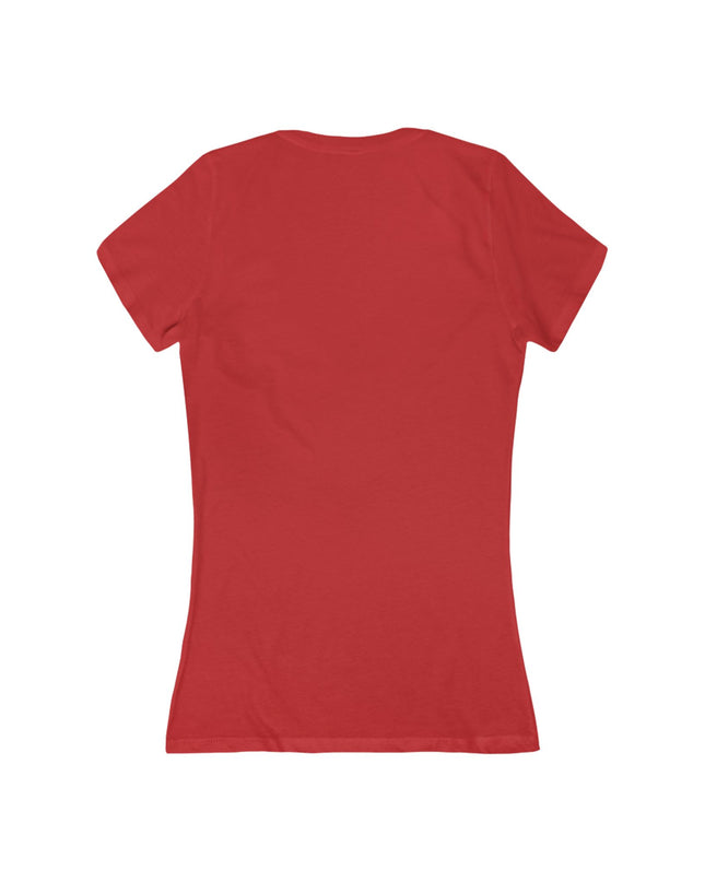 "Make Love Not War With Flower" Women's Jersey Short Sleeve Deep V-Neck Tee
