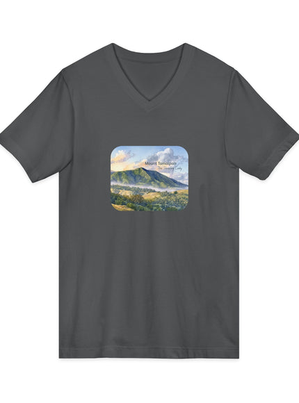 "Mount Tamalpais, the Sleeping Lady" Mount Tamalpais, the Sleeping LadyUnisex Jersey Short Sleeve V-Neck Tee