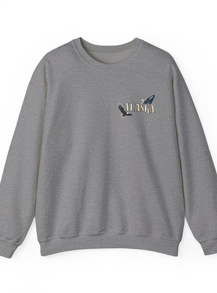 "Alaska" (Ink front and back) Unisex Heavy Blend Crewneck Sweatshirt