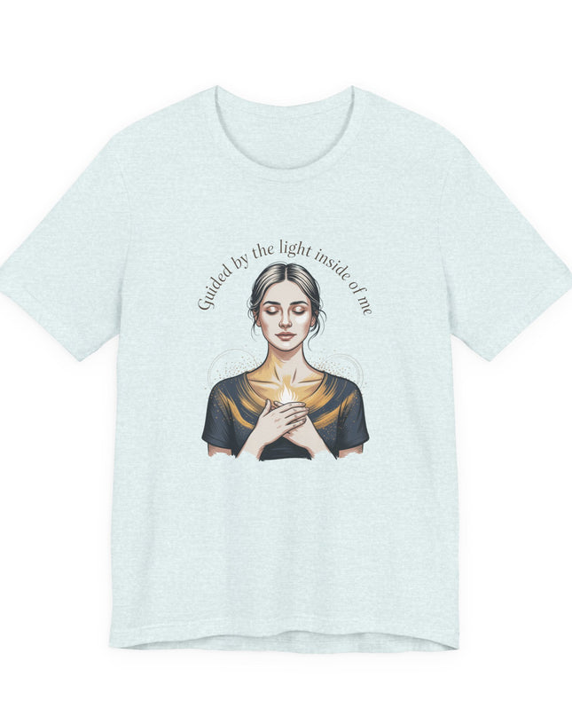 "Guided by the Light inside of Me" Unisex Jersey Short Sleeve Tee