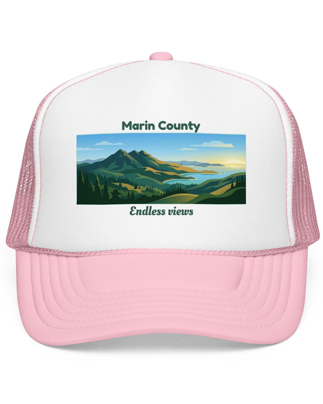 "Marin County - Endless Views" Foam Trucker Hat