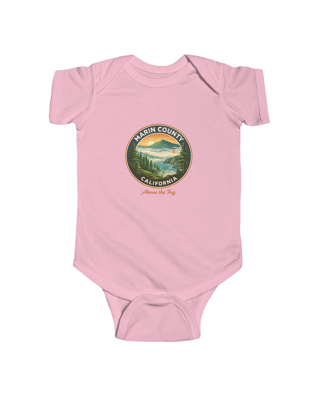 "Marin County, Above the Fog" Infant Fine Jersey Bodysuit
