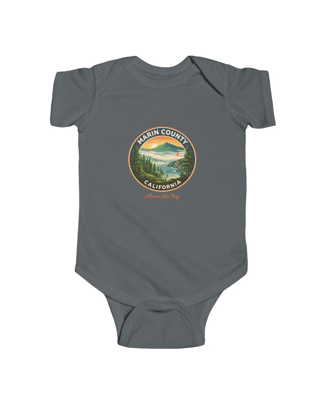 "Marin County, Above the Fog" Infant Fine Jersey Bodysuit