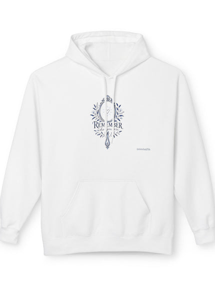 "Remember Who You Are" Unisex Midweight Softstyle Fleece Hoodie