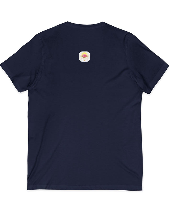 "Blessed and Beautiful" Ladies' V-Neck T-Shirt