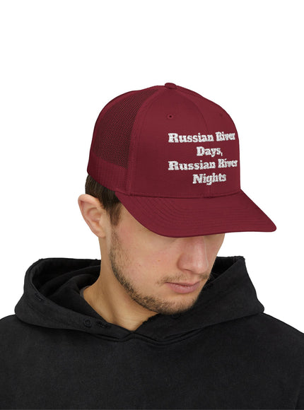 "Russian River Days, Russian River Nights" Snapback Trucker Cap